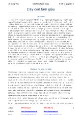 Ebook Dạy con làm giàu