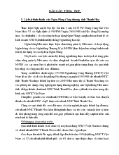 Báo cáo Thực tập tổng hợp tại ngân hàng công thương Tỉnh Thanh Hóa