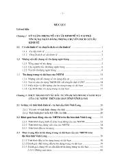 Chuyên đề Chuyển đổi cơ cấu tín dụng trung và dài hạn của các ngân hàng thương mại trên địa bàn tỉnh Vĩnh Long để thúc đẩy kinh tế địa phương phát triển