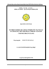 Đề tài Đánh giá hiệu quả hoạt động tín dụng tại ngân hàng thương mại cổ phần Sài Gòn chi nhánh An Giang