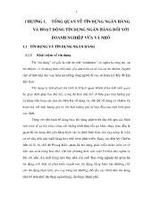 Đề tài Giải pháp để mở rộng và nâng cao hiệu qủa tín dụng đối với doanh nghiệp vừa và nhỏ tại ngân hàng thương mại cổ phần quốc tế – Chi nhánh Tp Hồ Chí Minh