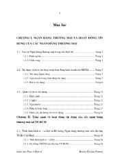 Đề tài Một số biện pháp quản lý rủi ro tín dụng tại các Ngân hàng thương mại trên địa bàn TP Hồ Chí Minh