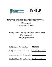 Đề tài Phân tích chiến lược hiện tại và cải tiến thực hiện chiến lược của ngân hàng thương mại cổ phần kỹ thương Việt Nam (tehcombank), giai đoạn 2009 - 2014