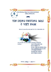 Đề tài Thực trạng tín dụng thương mại trong nước và quốc tế của Việt Nam hiện nay