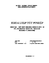 Khóa luận Chiến lược chủ động hội nhập kinh tế quốc tế của ngành ngân hàng Việt Nam