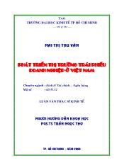 Phát triển thị trường trái phiếu doanh nghiệp ở Việt Nam