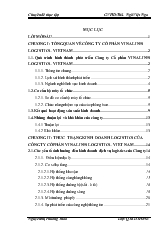 Chuyên đề Phát triển dịch vụ logistics của công ty cổ phần vinalines Logistics – Việt Nam trong điều kiện hội nhập