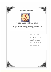 Đề tài Kiều hối của Việt Nam trong những năm qua