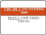 Đề tài Nghiệp vụ ngoại thương (Incoterms)