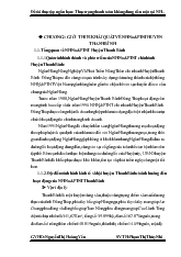 Đề tài Thực trạng thanh toán không dùng tiền mặt tại ngân hàng nông nghiệp và phát triển nông thôn huyện Thanh Bình tỉnh Đồng Tháp