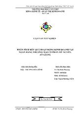 Luận văn Phân tích kết quả hoạt động kinh doanh tại ngân hàng thương mại cổ phần mỹ xuyên, An Giang