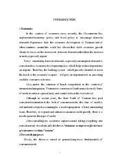 Luận văn Tiếng Anh thương mại: Solutions to improve effectiveness of consumer credit in Vietnam