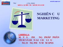 Chương 8: Một số phương pháp phân tích và diễn giải dữ liệu - Ứng dụng phần mềm spss