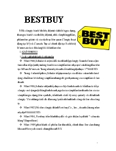 Đề tài Chiến lược của Bestbuy