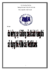 Đề tài Đo lường sự hài lòng của khách hàng dùng thẻ Vietcombank