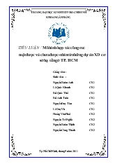 Đề tài Mô hình hợp tác công - Tư: mặt được và chưa được-nhìn từ những dự án Xây dựng cơ sở hạ tầng ở TP Hồ Chí Minh