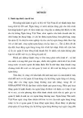 Đề tài Quản lý hoạt động kinh doanh của ngân hàng Nông nghiệp và phát triển nông thôn Việt Nam trong tiến trình hội nhập kinh tế quốc tế