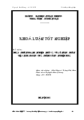 Khóa luận Phát triển doanh nghiệp vừa và nhỏ ở nông thôn Việt Nam trong quá trình công nghiệp hoá