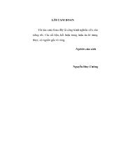 Đề tài Huy động và sử dụng vốn đầu tư của ngân hàng cho chuyển dịch cơ cấu kinh tế trên địa bàn tỉnh Hưng Yên