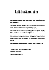 Đề tài Nghiên cứu hành vi khách hàng đối với sản phẩm và dịch vụ của Công ty Tam Trầng hiên cứu hành vi khách hàng đối với sản phẩm và dịch vụ của Công ty Tam Trần