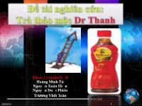 Đề tài Nghiên cứu về Trà thảo mộc Dr Thanh