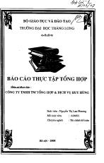 Đề tài Thực tập tại Công ty TNHH tổng hợp và dịch vụ Huy Hùng