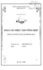 Đề tài Tình hình hoạt động của công ty cổ phần Xây lắp thương mại 1