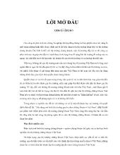 Đề tài Xây dựng mô hình thị trường quyền chọn chứng khoán ở Việt Nam