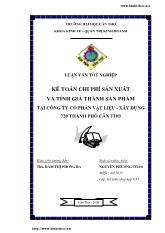Luận văn Phân tích kết quả hoạt động kinh doanh tại Công ty xăng dầu Vĩnh Long