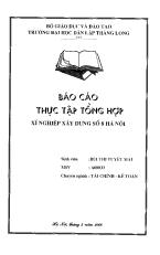 Báo cáo Thực tập tại Xí Nghiệp Số 8 Hà Nội