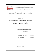 Bài trí nội thất văn phòng theo phong thủy - Quản trị văn phòng