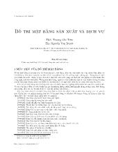 Bố trí mặt bằng sản xuất ứng dụng trong doanh nghiệp