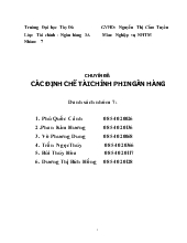 Các định chế tài chính phi ngân hàng