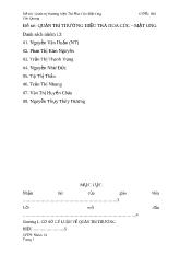 Đề tài Báo cáo Quản trị thương hiệu trà hoa cúc - Mật ong
