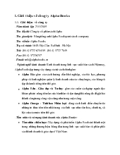 Đề tài Chiến lược kinh doanh của Alpha Book