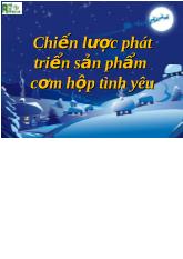 Đề tài Chiến lược phát triển sản phẩm cơm hộp tình yêu
