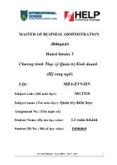 Đề tài Đánh giá chiến lược kinh doanh của công ty cổ phần tập đoàn tư vấn đầu tư xây dựng an cư (ancư group ) và đề xuất một số giải pháp để hoàn thiện chiến lược đến năm 2015