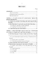 Đề tài Giải pháp nâng cao năng lực cạnh tranh của công ty cổ phần sữa Việt nam Vinamilk đến năm 2010
