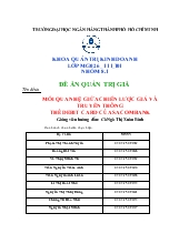 Đề tài Mối quan hệ giữa chiến lược giá và truyền thông thẻ debit card của Sacombank