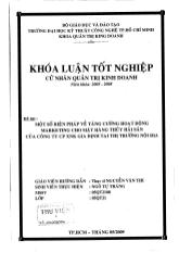 Đề tài Một số biện pháp về tăng cường hoạt động marketing cho mặt hàng thủy hải sản của công ty cổ phần xuất nhập khẩu Gia Định tại thị trường nội địa