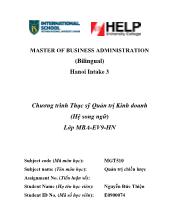 Đề tài Phân tích và đánh giá chiến lược kinh doanh tại công ty bánh kẹo Hải Hà (haihaco) theo mô hình delta và bản đồ chiến lược