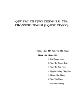 Đề tài Quy tắc tố tụng trọng tài của phòng thương mại quốc tế (icc)