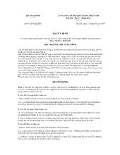 Đề tài Quyết định số 842007QĐ-BTC về việc ban hành Quy chế quản lý tài chính đối với hoạt động kinh doanh trò chơi có thưởng do Bộ Tài chính ban hành
