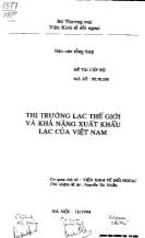Đề tài Thị trường lạc của thế giới và khả năng xuất khẩu lạc của Việt Nam