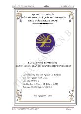 Đề tài Thực tập môn học tại Công ty cổ phần đá ốp và vật liệu xây dựng Thái nguyên
