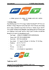 Đề tài Thực tập tại Công ty TNHH MTV FPT Miền Trung – Chi nhánh Đà Nẵng