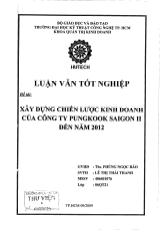 Đề tài Xây dựng chiến lược kinh doanh của công ty Pungkook Saigon II đến năm 2012