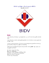 Đề thi nghiệp vụ Tín dụng của BIDV Ngày thi: 6/6/2009