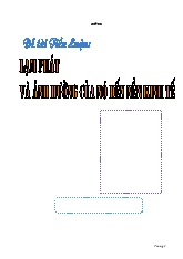 Lạm phát và ảnh hưởng của nó đến nền kinh tế Việt Nam - Số liệu 2007 2008 2009 2010 2011