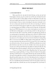 Luận văn Tình hình hoạt động tín dụng ngân hàng thương mại